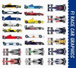 Race Car Clip Art Graphics F1 Formula One Formula 1 Clipart