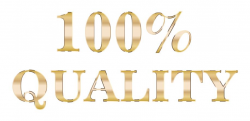 100 Percent Quality Typography No Background Clipart - Design Droide