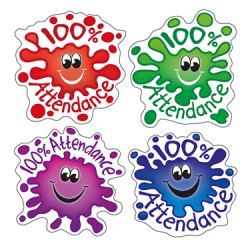Children's School Attendance Stickers | Attendance Stickers For Kids ...