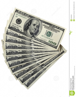 Peachy Ideas 100 Dollar Bill Clipart Pack Of A Bills Stock Image ...