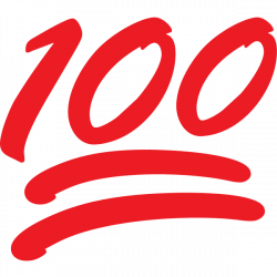 100 Emoji transparent PNG - StickPNG