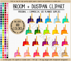 100 CLEANING clipart broom clipart household clipart house