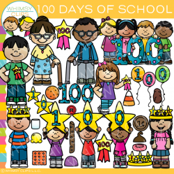 One Hundred Days of School Clip Art , Images & Illustrations ...