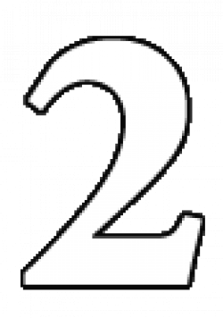 Number Two Clipart Black And White | Clipart Panda - Free Clipart Images