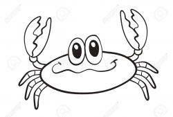 crab clipart black and white 2 | Clipart Station