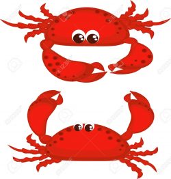 Crustacean clipart red crab - Pencil and in color crustacean clipart ...