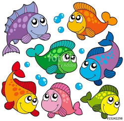 Various cute fishes collection 2-Famous Clairev's clipart in most ...