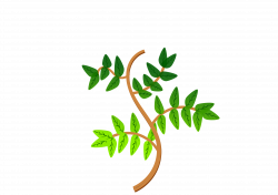 Clipart - Leaves and branches 2