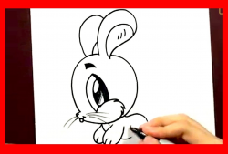 How to Draw a Cute Chibi Bunny in 2 min - How to Draw Cartoons Easy ...