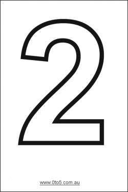 Number - two printable template | αριθμοι | Pinterest | Number, Math ...