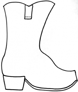 boot outline clipart 2 | Clipart Panda - Free Clipart Images