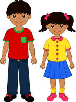 Brother and Sister 2 - Free Clip Art