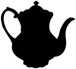 Teapot Silhouette 2 Clipart - Design Droide