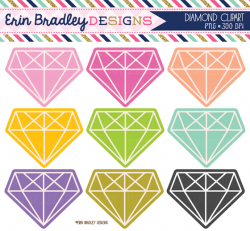 Erin Bradley Designs: New! Geometric Diamonds Clipart