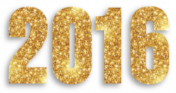2016 Gold Large PNG Image | Gallery Yopriceville - High-Quality ...
