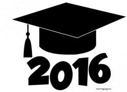 clip-art-graduation-cap-2016 | Printables | Pinterest | Caps 2016 ...