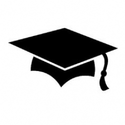 Drawing of a square academic cap with tassel. When final exam is ...
