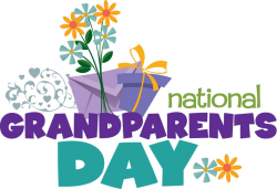 National Grandparents Day Flowers And Gift Boxes Clipart