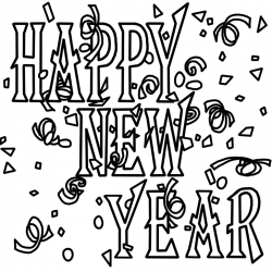 black and white clipart new year church - Clipground