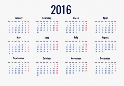 Schedule Clipart Calendar - 2016 Calendar Png Transparent ...