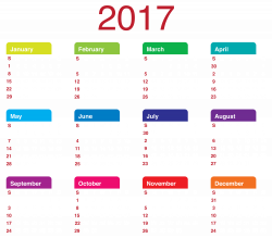 2017 Transparent Calendar PNG Clipart Picture | Gallery ...