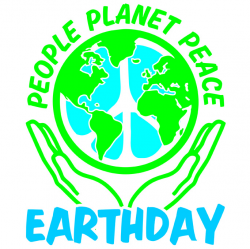 People Planet Peace Earth Day Clipart