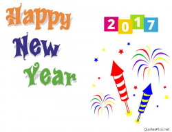 Happy new year clipart cards, wishes & quotes 2017