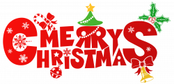 Red Merry Christmas PNG Clipart Image | Gallery Yopriceville - High ...
