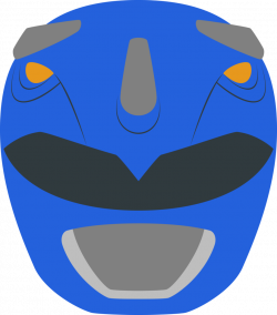 Blue Ranger - Power Rangers helmet minimalism by Carionto on DeviantArt