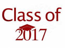 Senior Class of 2017 red clipart | Coloring Page