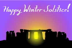 Clipart - Happy Winter Solstice - 001