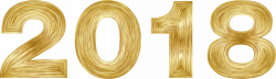 Clipart - 2018 Gold