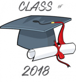 Graduate class of 2018 cap diploma clipart » Clipart Station