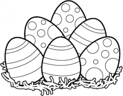 easter egg clipart black and white - Happy Easter Images, Easter ...