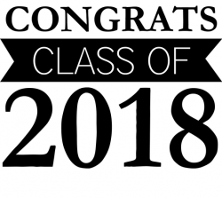 Congrats Class of 2018 Graduation Clip Art | Free Geographics Clip Art