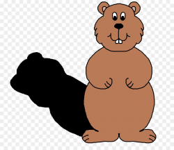 The Groundhog Groundhog Day Clip art - Bear Shadow Cliparts png ...