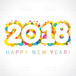 Happy New Year Banner Clip Art 2018 - 4th of July 2018