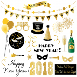 New Year's Eve 2018 Clipart — mygrafico