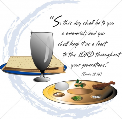 Passover Feast and Exodus Verse | Scripture Word Art