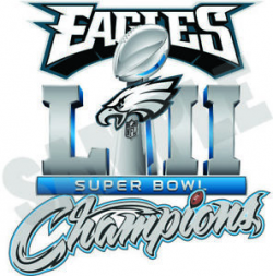 Philadelphia Eagles 2018 Super Bowl Champions 52 Decal / Sticker | eBay