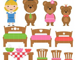 Goldilocks And The 3 Bears Clipart | Bears | Pinterest | Bears and ...