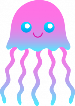 Cute Jellyfish Clip Art | Clipart and Graphics | Pinterest | Blue ...