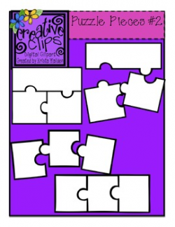 Free} Puzzle Piece Templates 2 {Creative Clips Digital Clipart}