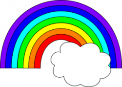 rainbow and clouds clipart 3 | Clipart Station