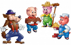 three little pigs clipart 3 | Clipart Station
