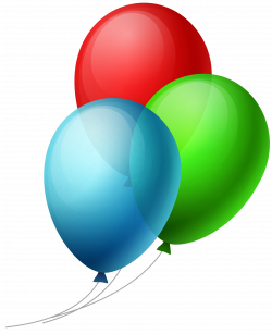 Transparent Three Balloons PNG Clipart | Gallery Yopriceville ...