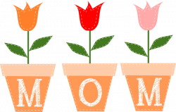 Mom Tulips Clip Art at Clker.com - vector clip art online, royalty ...