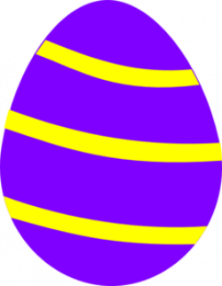 Easter Egg Fuschia Clipart