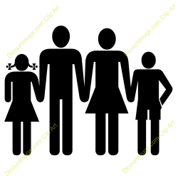 Family Clipart 4 People | Clipart Panda - Free Clipart Images