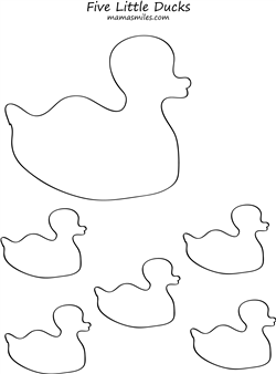 Free Five Little Ducks Printable + Nursery Rhyme Activities | Free ...
